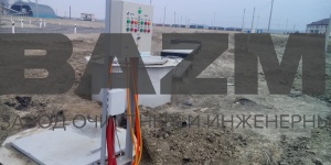 Комплекс очистных сооружений объект Азов сити, КОС, КНС, Колодцы производительность 50 м3/сутки